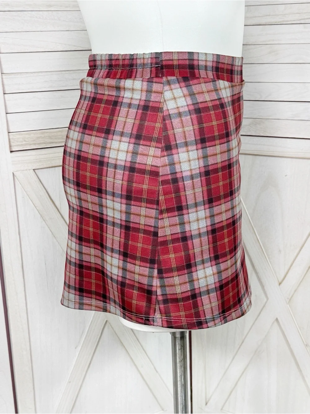 HALARA plaid skort